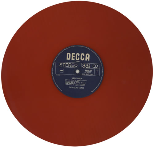 The Rolling Stones Let It Bleed - Red Vinyl Dutch vinyl LP